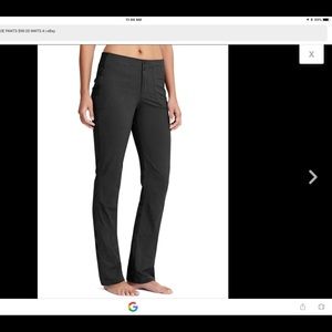 Athleta Trekkie Pants black NWOT sz 0